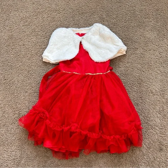 wonder nation | Dresses | Size 7 Holiday Dress And Shawl | Poshmark